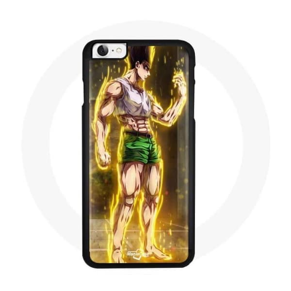 Coque - Maniacase - Iphone SE - Gon Hunter X Hunter - Silikone - Blød svart