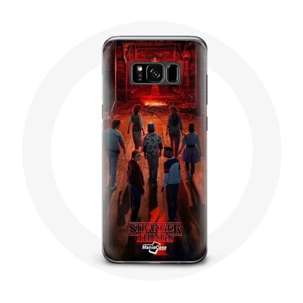 Coque - Samsung - Galaxy S8 Plus - Röd - Mjuk - Fan Art Stranger Things Säsong 4