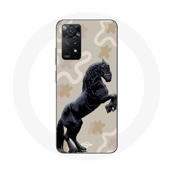 Coque - Frison - Redmi Note 11 Pro 5G - Sort - Blød - Syntetisk Svart