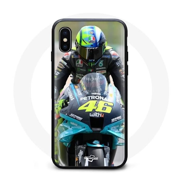 Coque - Valentino Rossi - Iphone XS Max - Svart - Mjuk - Stötabsorberande skydd