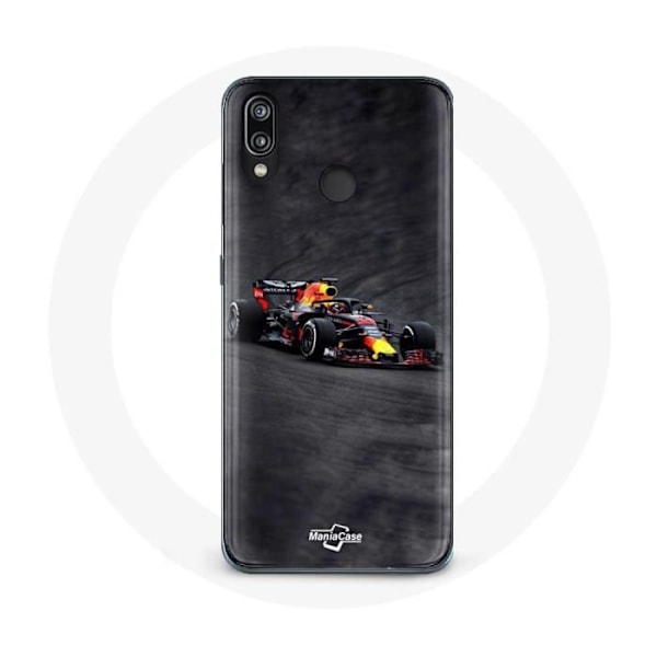 Skal för Huawei P20 Lite Formel 1 Max Verstappen F1 svart röd och gul