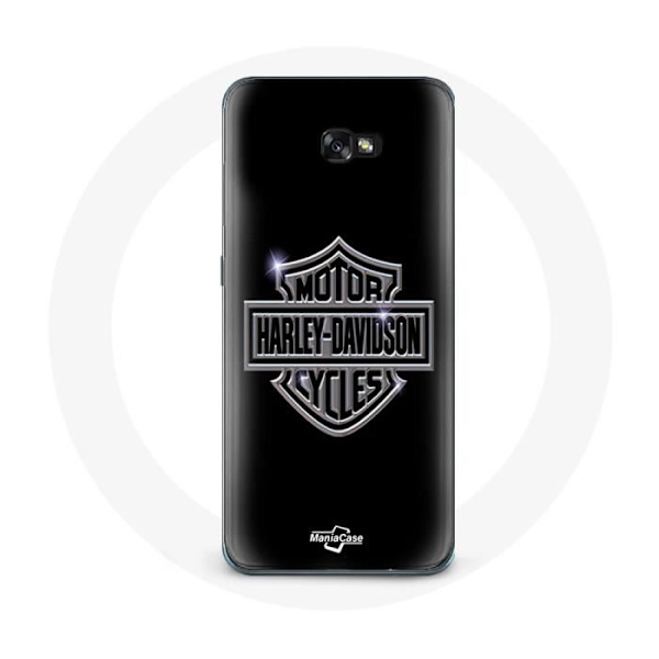 Coque - Harley Davidson - Samsung Galaxy A8 2016 - Sort - Hård - Beskyttelse
