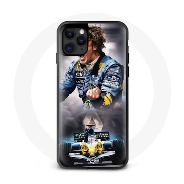 Coque maniacase för Formula 1 Fernando Alonso iPhone 13 Svart