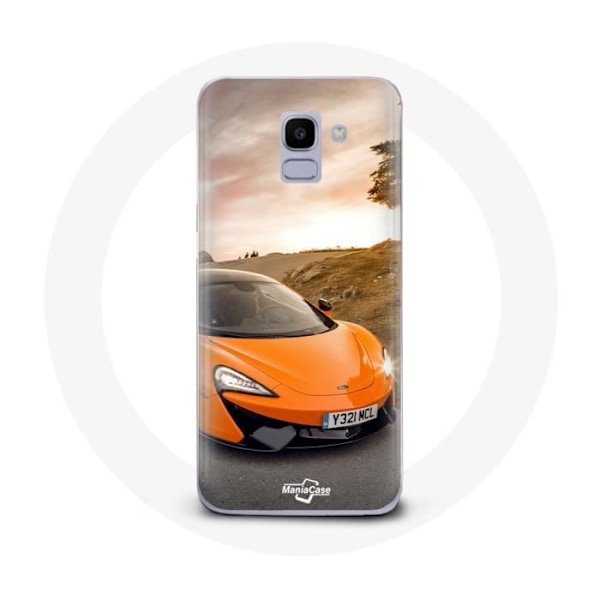 Coque för Samsung Galaxy A6 2018 Formel 1 McLaren F1 Orange