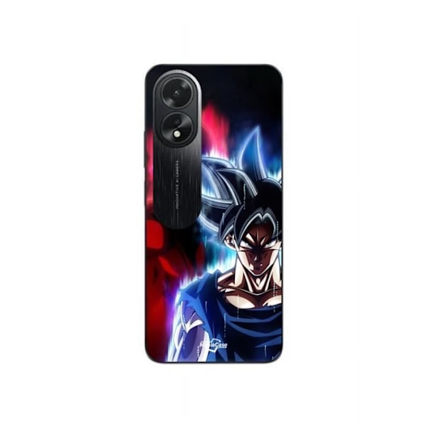 Coque för Oppo A58 Dragon ball z super front svart Maniacase