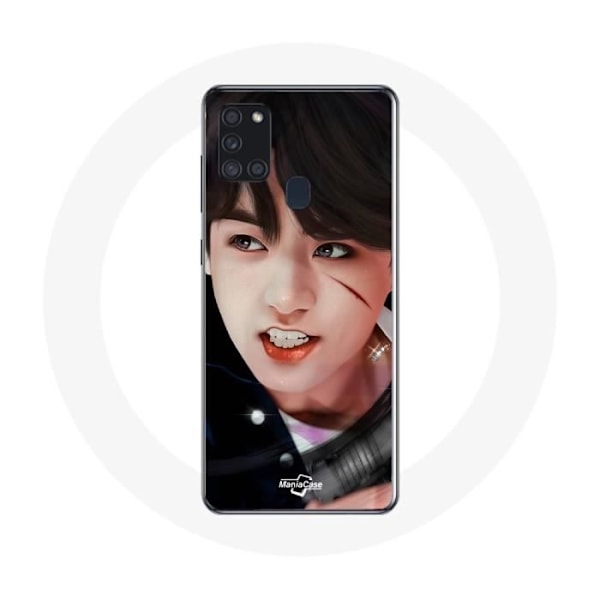 Coque för Samsung Galaxy A21S BTS Bangtan Sonyeondan Jungkook Fanart
