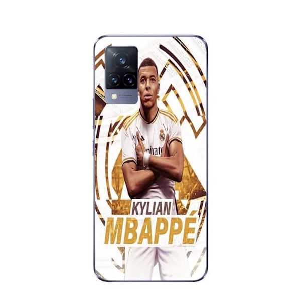 Coque Maniacase för Vivo V21 5g Kylian Mbappe Real Madrid tapet firande