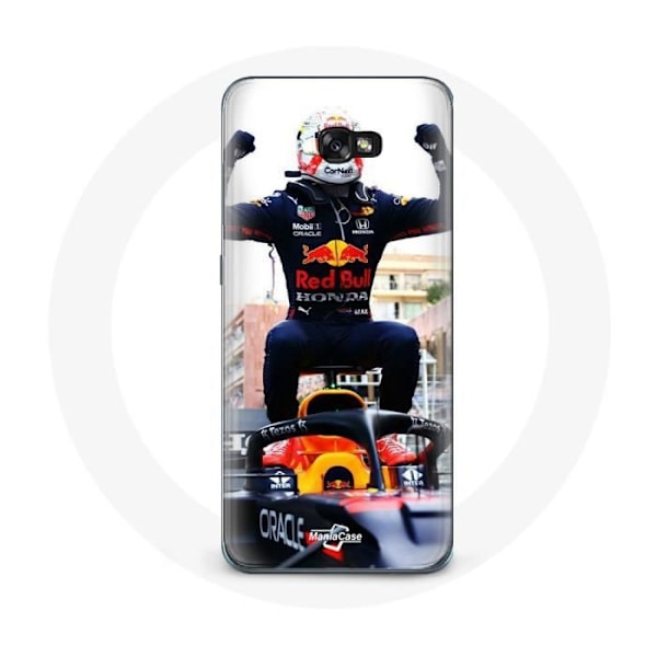 Fodral för Samsung Galaxy A5 2017 Formel 1 Max Verstappen F1-förare svart röd och gul