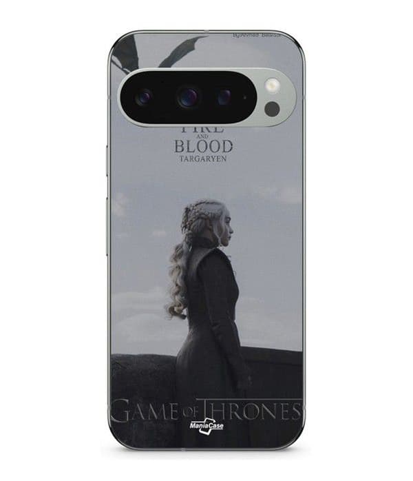 Cover - MANIACASE - Google Pixel 9 Pro - Blød - Sort - Game of Thrones Svart