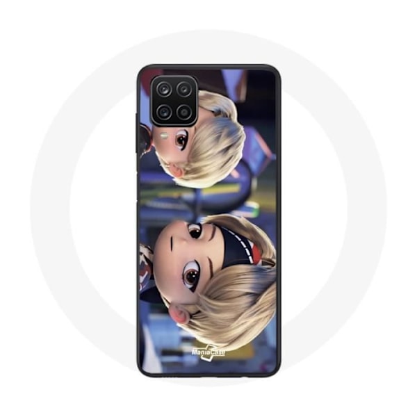 Coque för Samsung Galaxy A12 BTS TinyTAN Animation V och Jimin Mic Drop