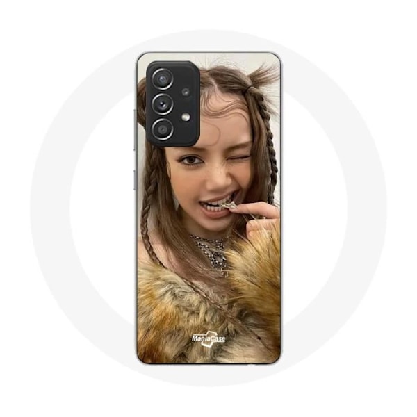 Coque - Maniacase - Samsung Galaxy A33 5G - Svart - Blackpink Lisa MONEY Solo - Mjuk svart