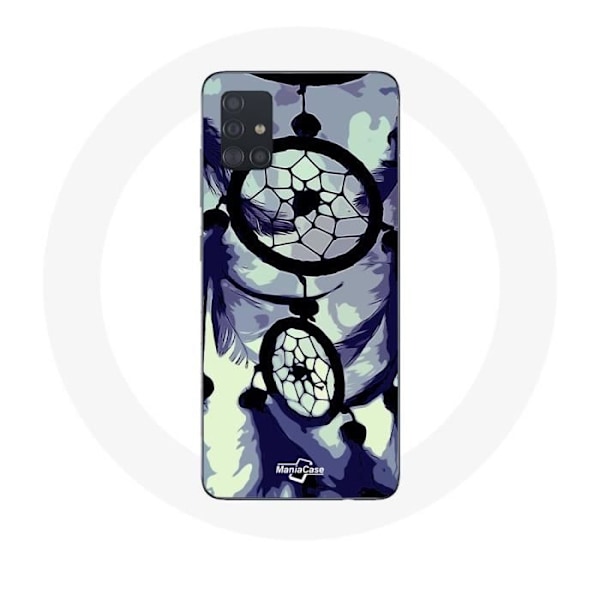Coque för Samsung Galaxy A71 Drömfångare lila grå och svart