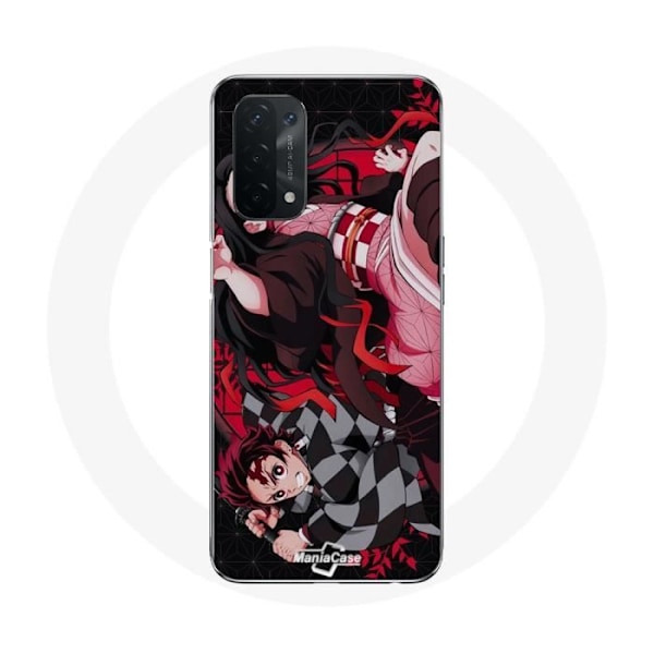 Coque - Maniacase - Oppo A74 5G - Demon Slayer - Mjuk - Skydd och dekoration