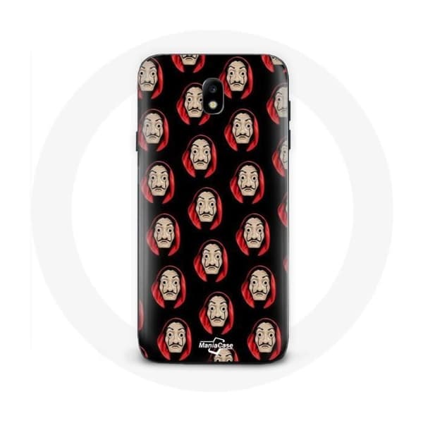 Coque - La Casa De Papel - Samsung Galaxy S4 - Sort - Blød - Ansigtsmasker