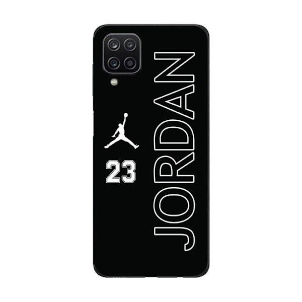 Coque Maniacase För Samsung galaxy A12 jordan 23 Logotyp Svart