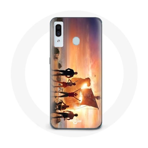 Coque - Maniacase - Samsung Galaxy A30 - Mjuk - Svart - One Piece Affiche Equipages Säsong 1