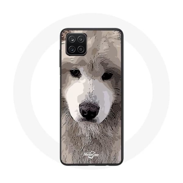 Coque pour Samsung Galaxy A22 4G Samojedi Harmaa Koirarotu