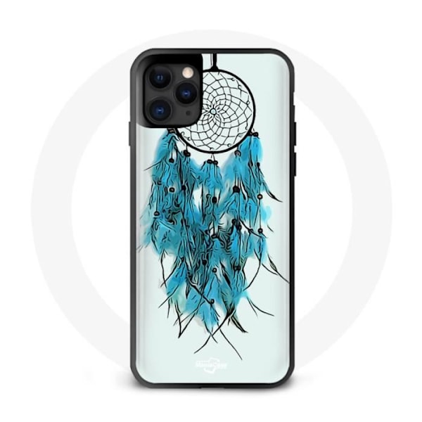 Coque Iphone 13 pro max unikko maalaus sininen