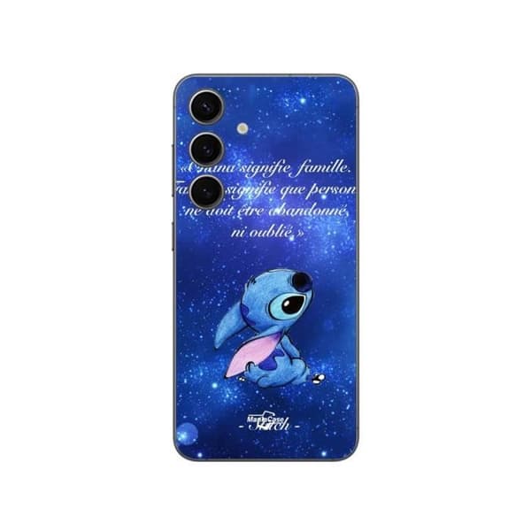 Coque - MANIACASE - Samsung Galaxy S24 FE - Sød - Blød - Blå