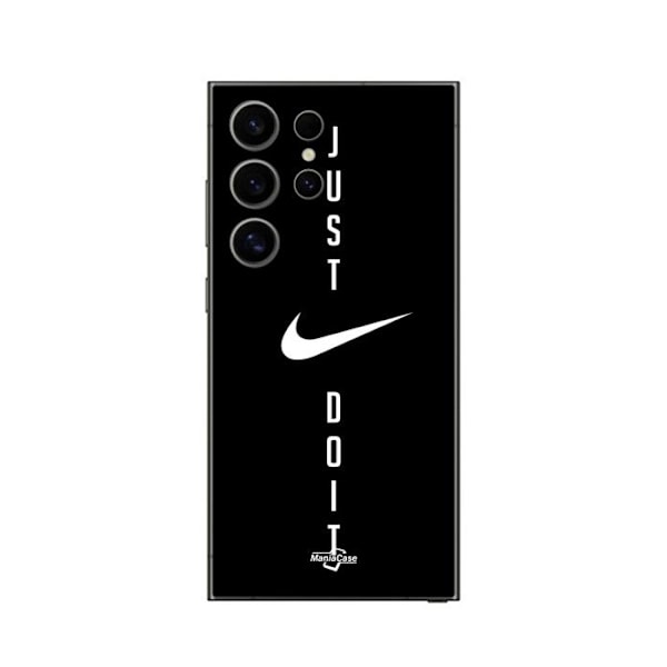 Telefonfodral - Nike - Samsung Galaxy S24 Ultra - Mjuk - Silikon - Just do it Svart