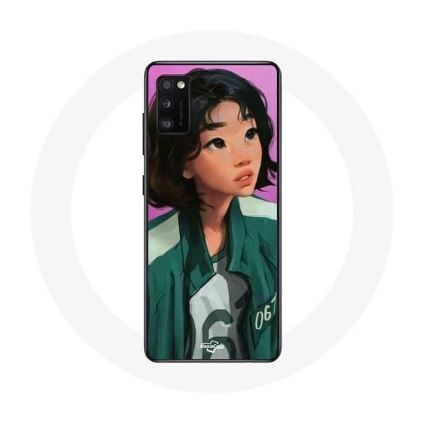 Coque - Samsung - Galaxy A41 - Souple - Blanc - Squid Game Kang Sae Byeok