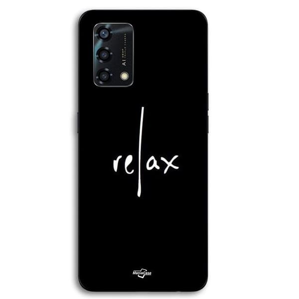 Skal för Oppo A95 Relax Maniacase Svart