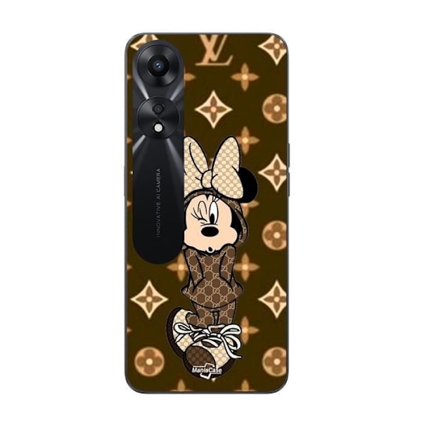 Coque för Oppo A78 5G minnie DISNEY LV BROWN Maniacase