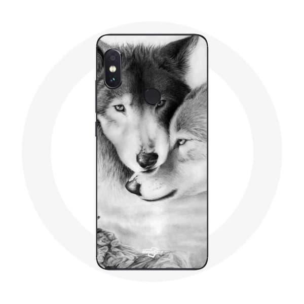 Cover til Xiaomi Redmi Note 5 Pro Ulv Duo dyr