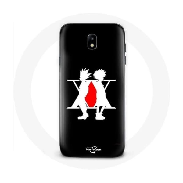 Cover til Samsung Galaxy S4 Hunter x Hunter Manga Logo Sort Baggrund