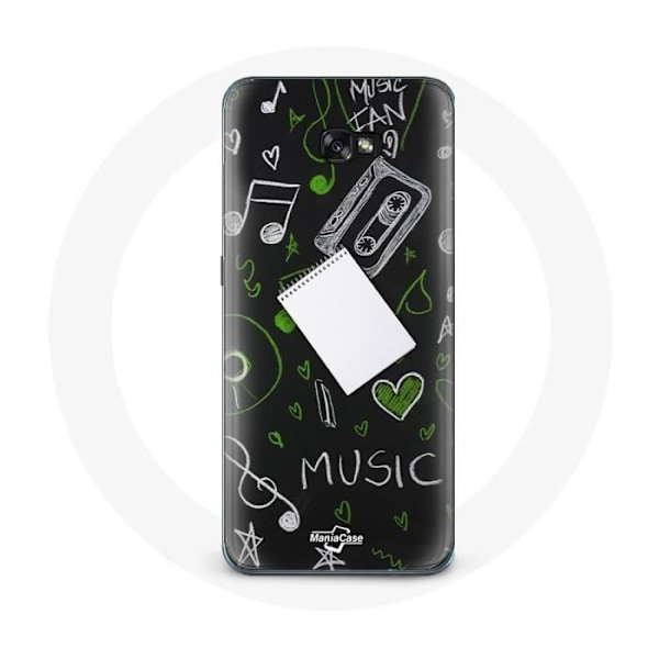 Coque - Samsung - Galaxy A5 - Blød - Sort - Nøgle