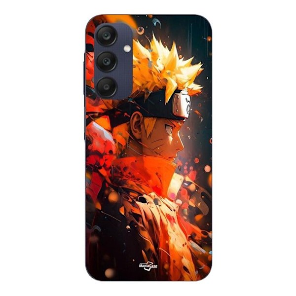 Coque - Maniacase - Samsung Galaxy A25 - Naruto Uzumaki - Mjuk - Svart