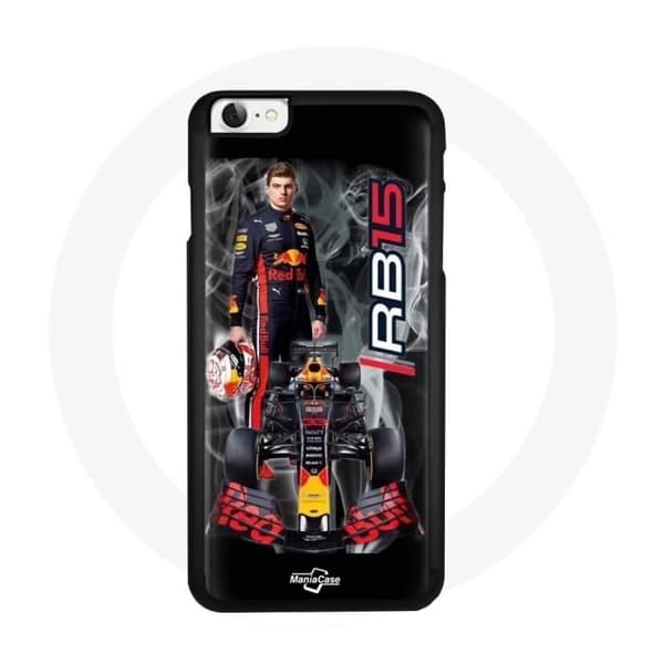 Coque - Maniacase - iPhone SE - Formel 1 Verstappen - Sort - Blød svart