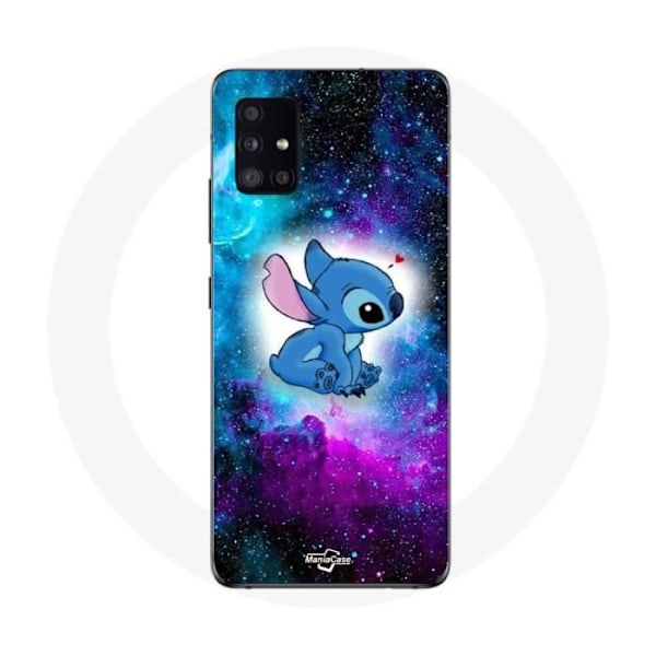 Coque Maniacase för Samsung Galaxy A51 5G Stitch ohana färgglad rymd