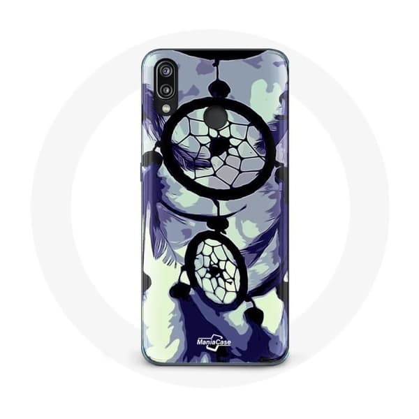 Cover til Huawei P20 Lite Drømmefanger lilla grå og sort