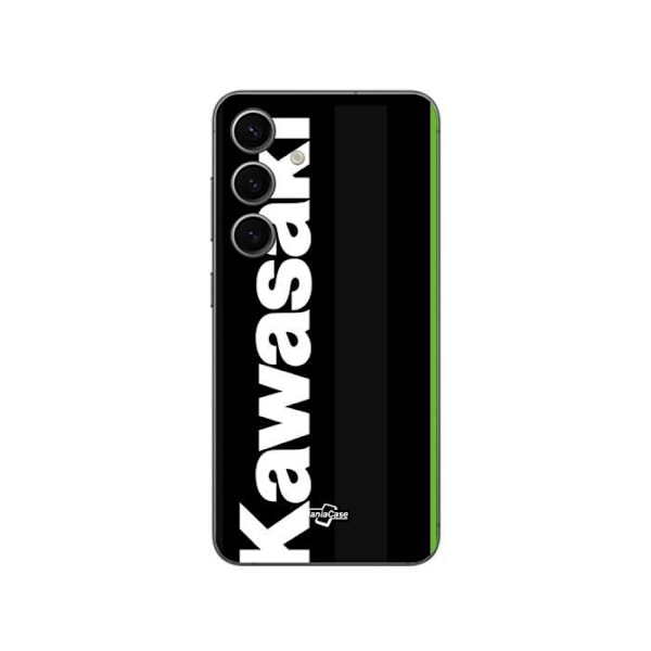 Coque - Kawasaki - Galaxy S24 Plus - Svart - Mjuk - Moto Marseille Logotyp