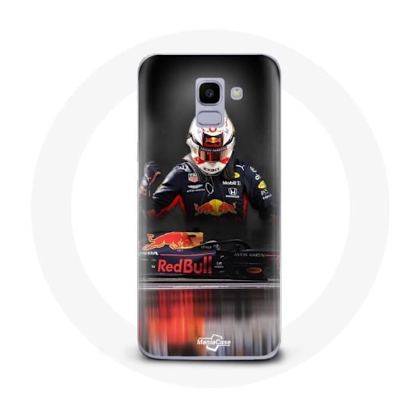 Coque för Samsung Galaxy J6 2018 Formel 1 Max Verstappen F1-förare Red Bull RB15