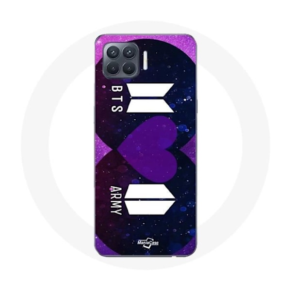 Coque för Oppo A93 Bangtan Sonyeondan Logotyp BTS Och Logotyp ARMY Jag lila dig