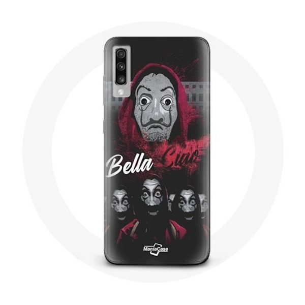 Coque för Samsung Galaxy A70 La casa de papel bella ciao logotyp