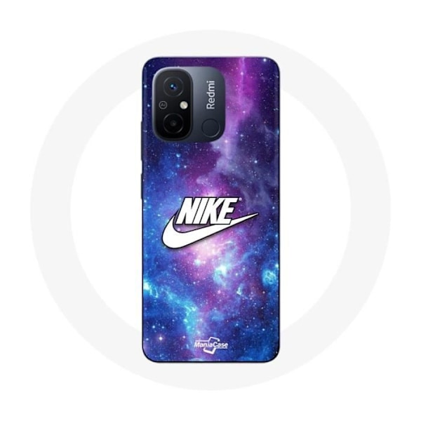 Coque för Xiaomi Redmi 11A Nike-logotyp Vit Färgrikt Utrymme - Maniacase