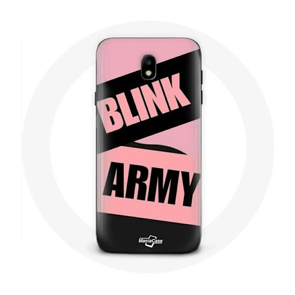 Coque för Samsung Galaxy J3 2017 BTS ARMY och Blackpink Blink Ros svart