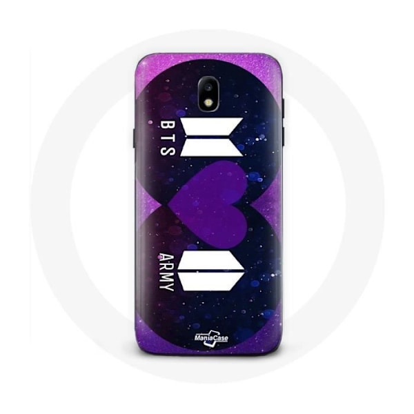 Coque för Samsung Galaxy J5 2017 Bangtan Sonyeondan-logotyp BTS och logotyp ARMY Jag lila dig