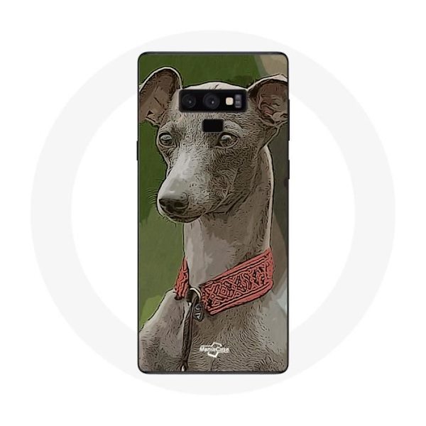 Cover - Samsung - Galaxy Note 9 - Blød - Greyhound - Grå Grå