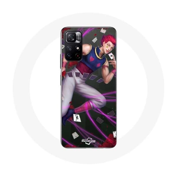 Coque - Maniacase - Xiaomi Redmi Note 11s 5G - Anime Hunter X Hunter - Blød - Sort svart