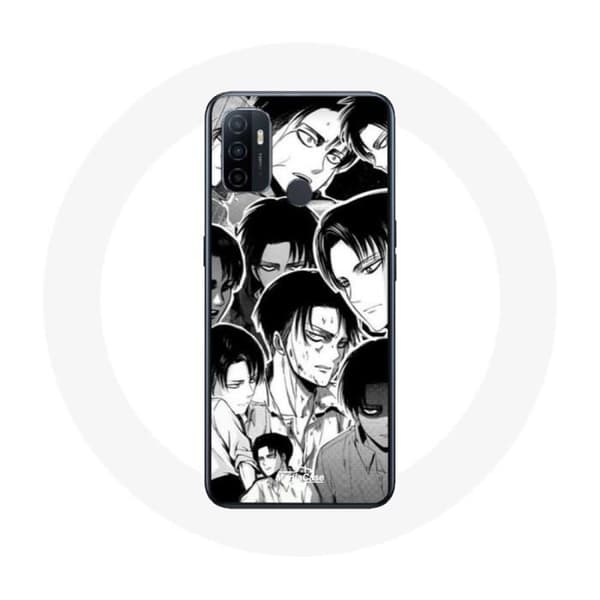 Coque Oppo A53 Attack on Titan Manga Levi Ackerman