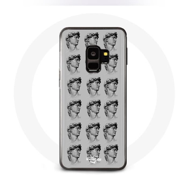 Coque - Samsung - Galaxy S9 - Blød - Statue - Grå Grå
