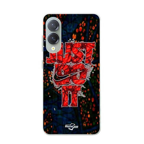 Coque för Samsung Galaxy S25 Edge nike just do it röd Maniacase Svart