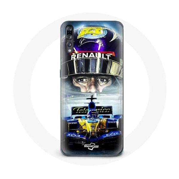 Skydd för Huawei P20 pro Formel 1 Fernando Alonso Díaz spansk F1-förare