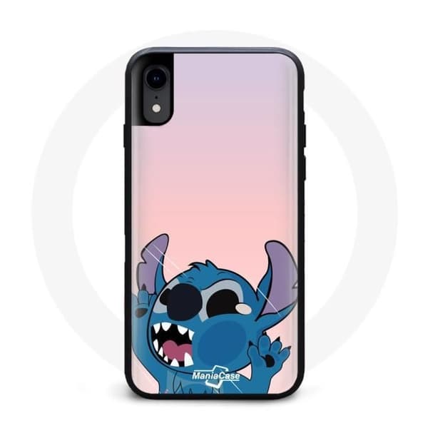 Silikonecover - Stitch - Iphone XR - Sort - Barn - Unisex