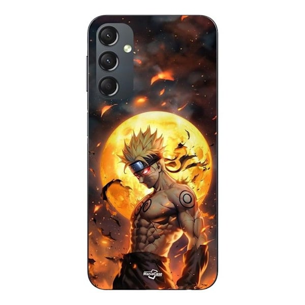 Coque - Maniacase - Samsung Galaxy A24 - Mörk Naruto Måne 3D - Flexibel - Svart