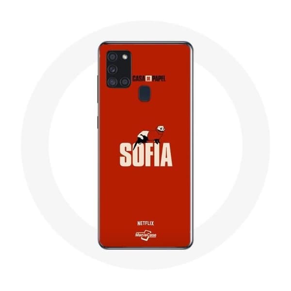 Samsung Galaxy A21S Coque La casa de papel Sofia Taide